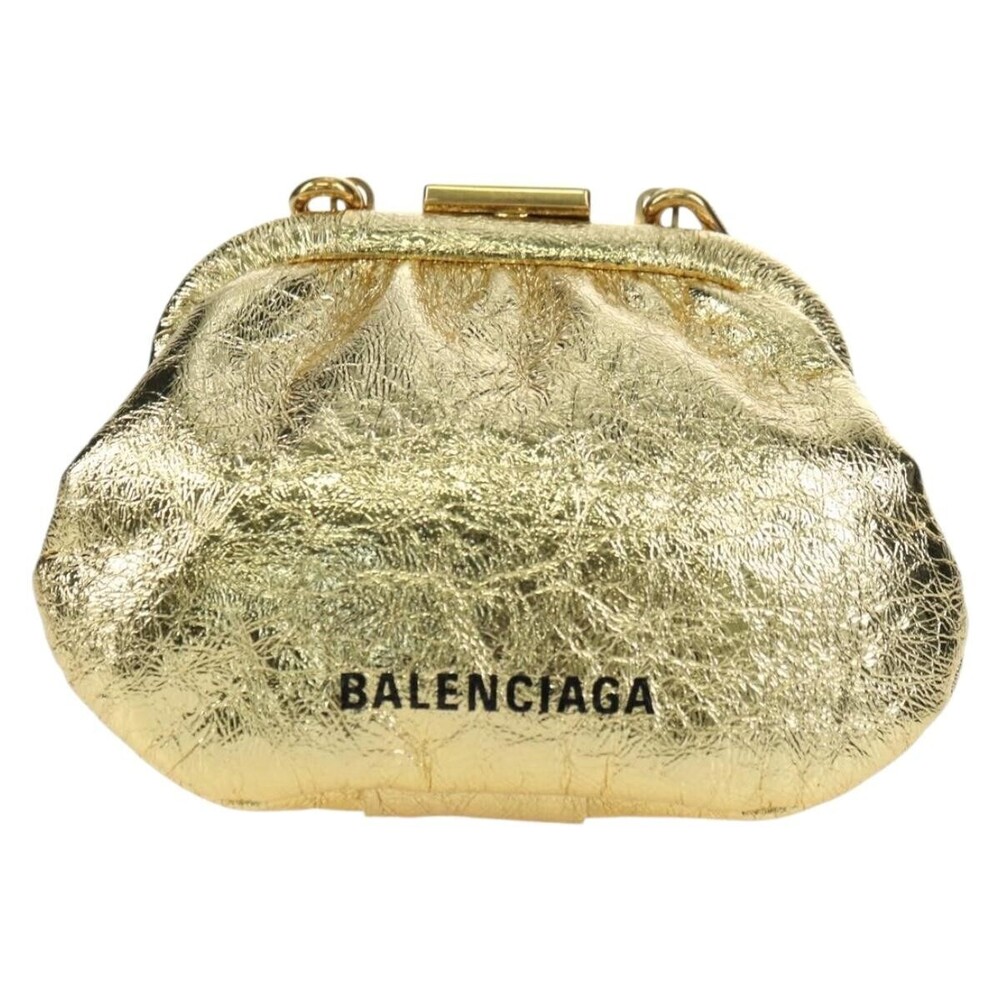 Balenciaga Cloud Clutch Leather XS